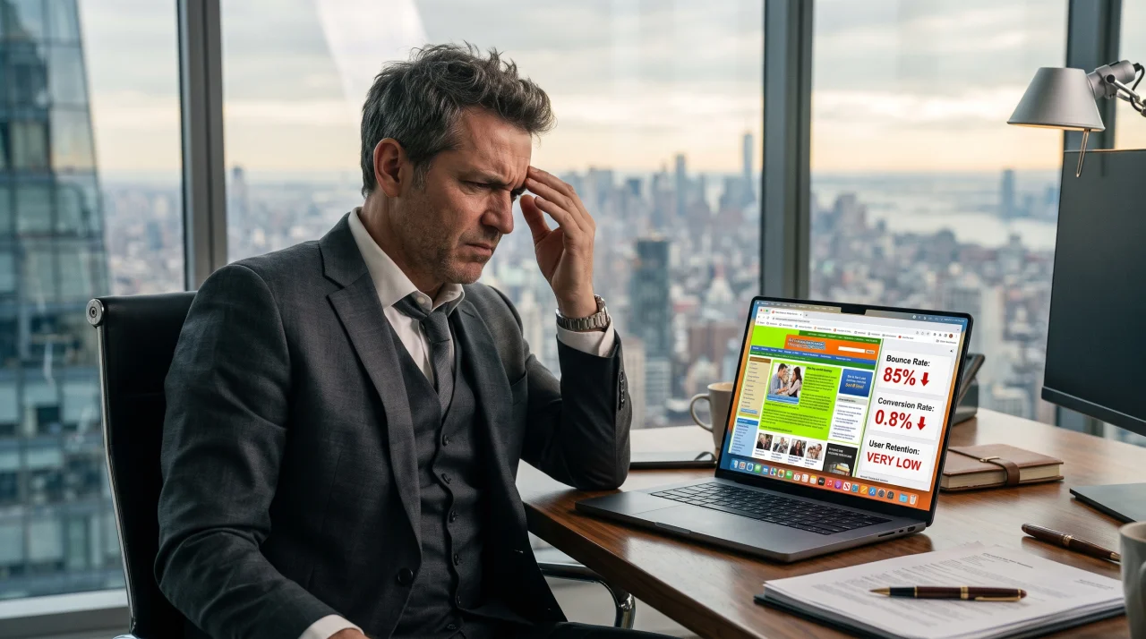 Rediseño Web: 5 señales claras de que la página de tu empresa está espantando clientes