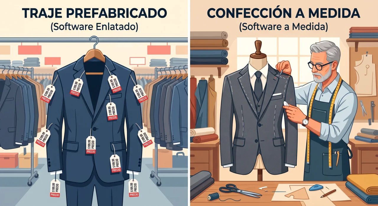 Software a medida vs software prediseñado